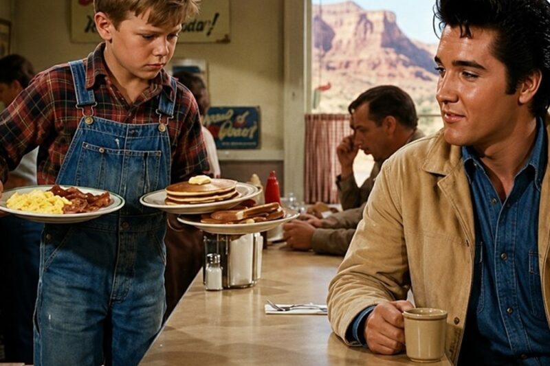A Poor Boy Spilled Coffee on Elvis Presley… What Happened Next Left an Entire Town in Tears