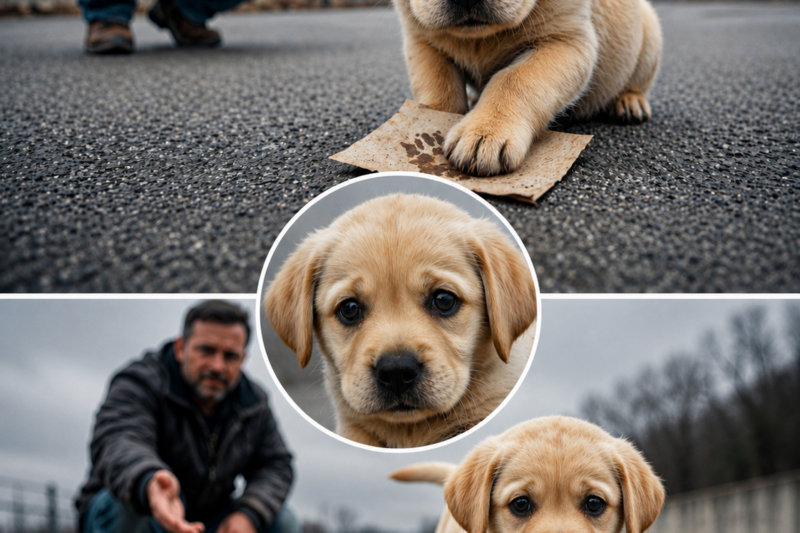 A Labrador puppy was found with a note on her paw — I still can’t forget it