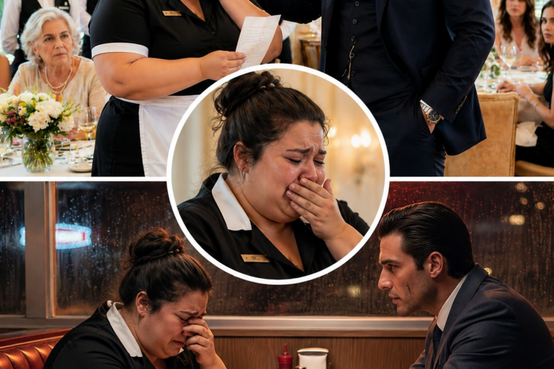 “I Need a Husband by Tomorrow” — The Heavy-set Waitress Cried, Unaware the Mafia Boss Was Behind Her