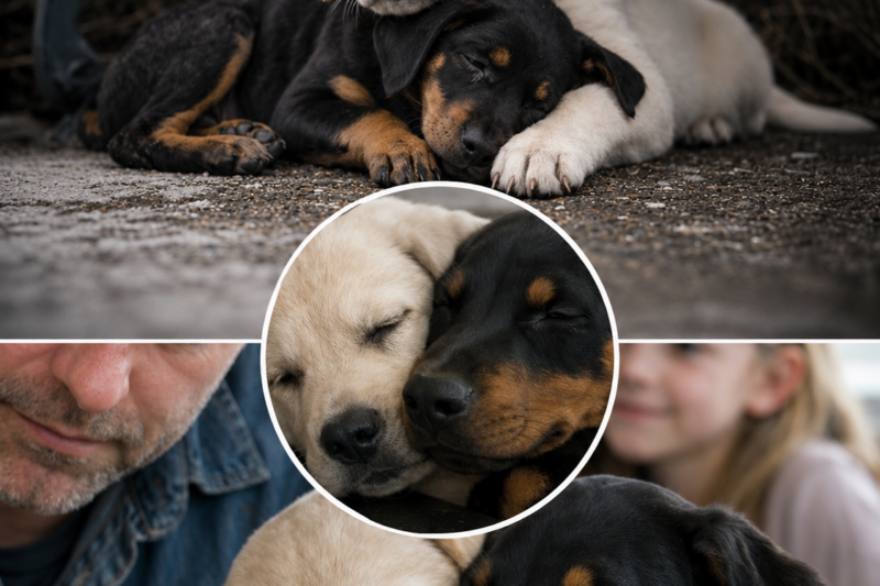 My Labrador Wouldn’t Leave This Doberman Puppy — Then I Saw Why