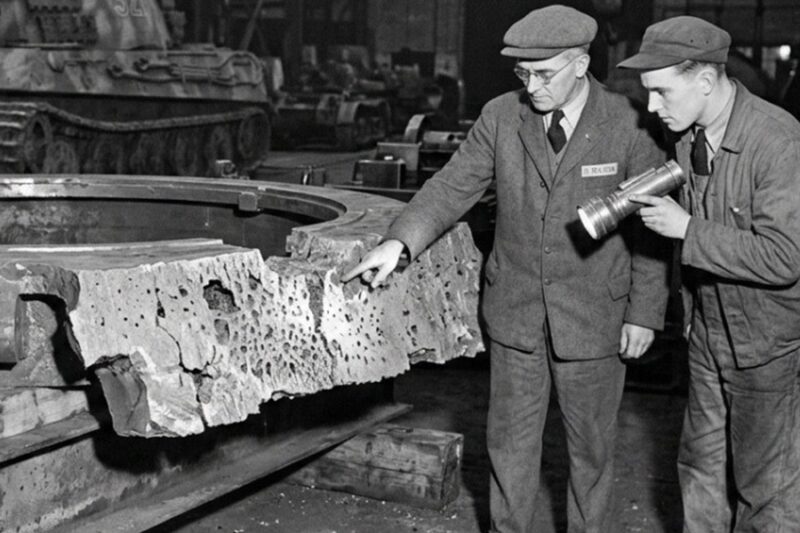 British Metallurgists Sectioned a Tiger II Turret Ring — The Alloy Loss Was Unthinkable D