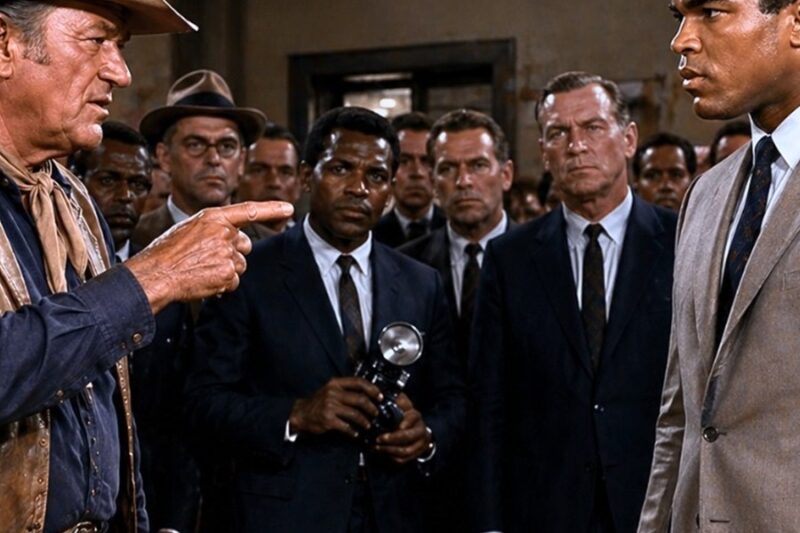John Wayne Mocked Muhammad Ali with One Racist Remark — Seconds Later, He Regretted It D
