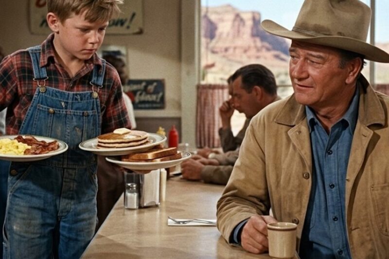 John Wayne Found A Boy Saving $19 For His Father’s Headstone In 1956 — Then He Bought The Stone D