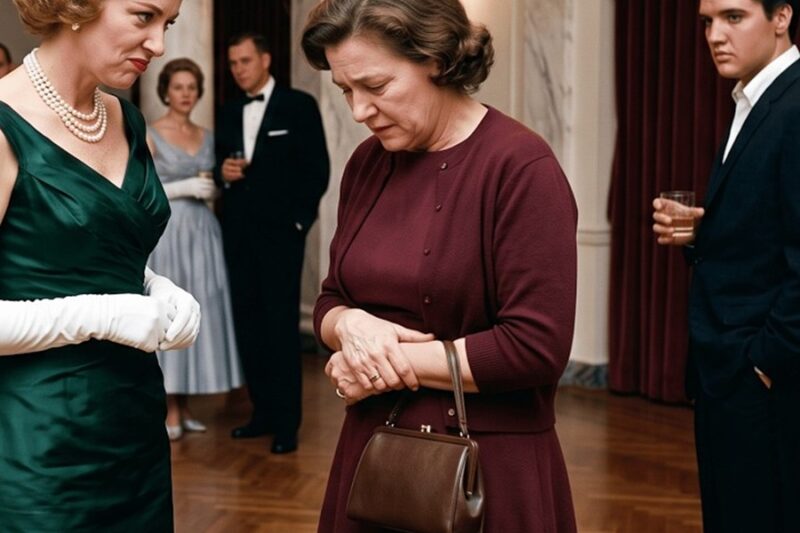 The High-Society Hostess Insulted His Mother’s Roots — Elvis’s Quiet Departure SHOCKED The Memphis D