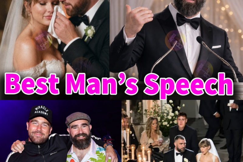 Jason Kelce Delivers Emotional Best Man Speech at Taylor Swift and Travis Kelce’s Reported Wedding