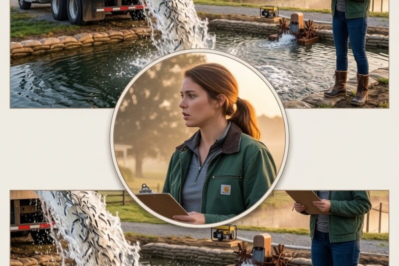 The Fish Hatchery Dumped Unwanted Fingerlings on Her Pond… She Built a Six Figure Seafood Business
