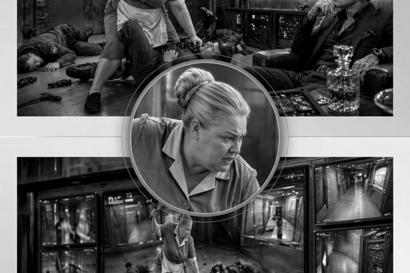 Heavyset Maid Locked The Mafia Boss In His Panic Room—Unaware He Was Watching Her Hunt The Assassins